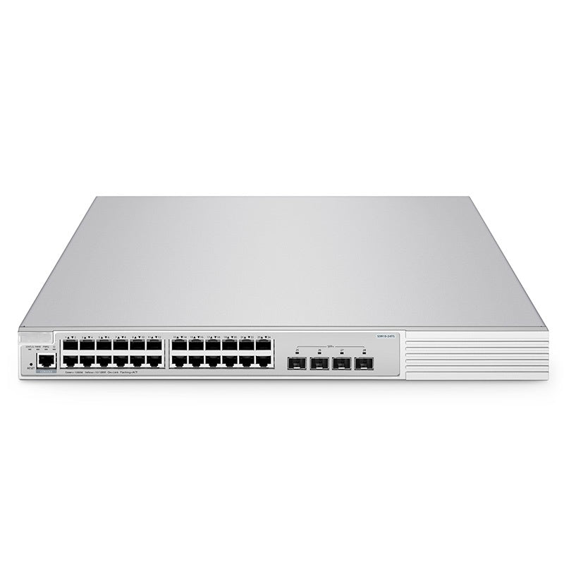 FS-S3910-24TS 24-Port Gigabit Ethernet L2+ Switch, 24 x Gigabit RJ45, with 4 x 10Gb SFP+ Uplinks, Stackable Switch, Broadcom Chip