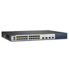 FS-S3410-24TS-P, 24-Port Gigabit Ethernet L2+ PoE+ Switch, 24 x PoE+ Ports @740W, with 2 x 10Gb SFP+ Uplinks and 2 x Combo SFP Ports, Stackable Switch, Broadcom Chip