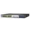 FS-S3410-24TS-P, 24-Port Gigabit Ethernet L2+ PoE+ Switch, 24 x PoE+ Ports @740W, with 2 x 10Gb SFP+ Uplinks and 2 x Combo SFP Ports, Stackable Switch, Broadcom Chip
