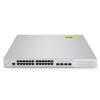 FS-S3910-24TF, 24-Port Gigabit Ethernet L2+ Switch, 24 x Gigabit RJ45, with 4 x 1Gb SFP Uplinks, Stackable Switch, Broadcom Chip, Fanless
