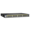FS-S3410-48TS-P, 48-Port Gigabit Ethernet L2+ PoE+ Switch, 48 x PoE+ Ports @740W, with 2 x 10Gb SFP+ Uplinks and 2 x Combo SFP Ports, Stackable switch, Broadcom Chip
