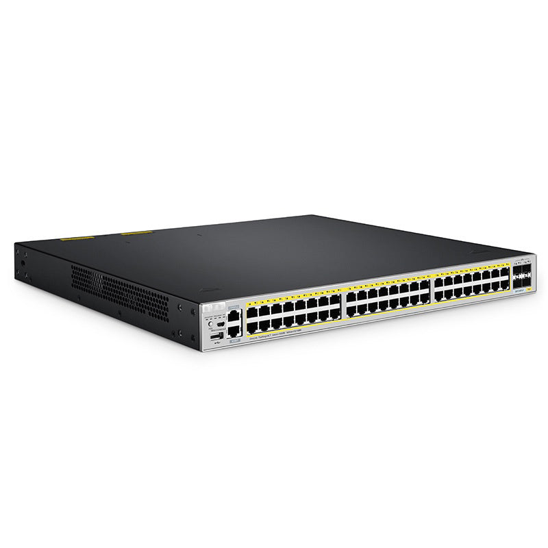 FS-S5810-48TS-P S5810-48TS-P, 48-Port Gigabit Ethernet L3 PoE+ Switch, 48 x PoE+ Ports @740W, with 4 x 10Gb SFP+ Uplinks, Support Stacking, Broadcom Chip