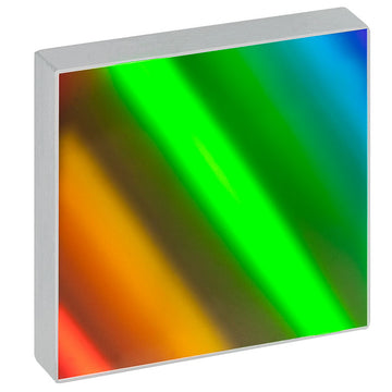 T-GR50-1204 - Ruled Reflective Diffraction Grating, 1200/mm, 400 nm Blaze, 50 x 50 x 9.5 mm
