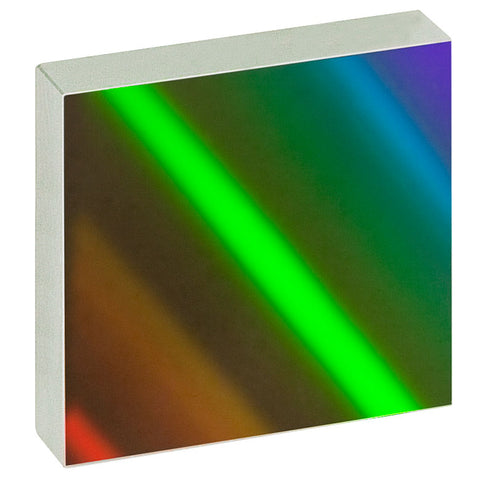 T-GH50-12V - Visible Reflective Holographic Grating, 1200/mm, 50 mm x 50 mm x 9.5 mm