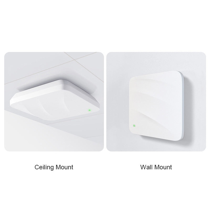 FS-AP-W6T6817C, Cloud Managed Wi-Fi 6 802.11ax 6817 Mbps Wireless Access Point, Seamless Roaming & 4 × 4 MU-MIMO Three Radios, Manageable via FS Controller or Standalone (PoE Injector Included)