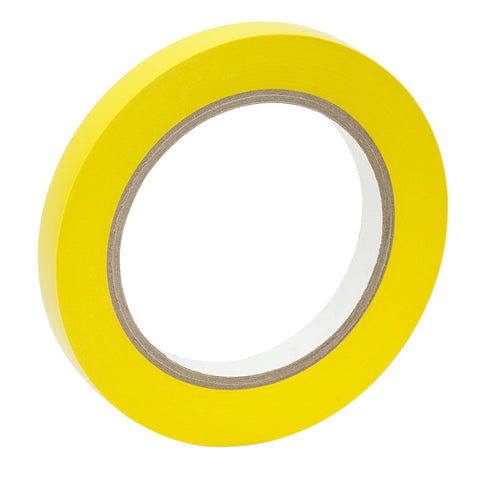 T-VTY-050 - Yellow Vinyl Tape, 1/2" Wide x 108' Long (12.7 mm x 32.9 m)