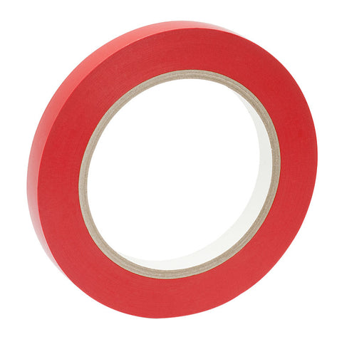 T-VTR-050 - Red Vinyl Tape, 1/2" Wide x 108' Long (12.7 mm x 32.9 m)