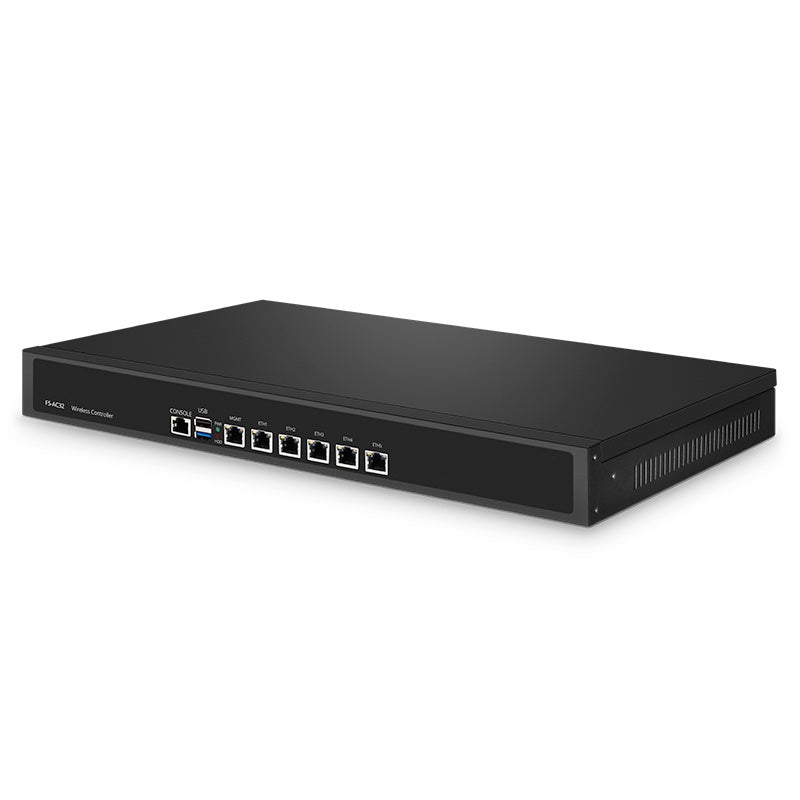 FS-FS-AC32, 802.11ac Wireless LAN Controller with 6 Gigabit Ethernet Ports, Manage up to 32 Wi-Fi 5 APs
