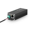 Mini Industrial 1x 10/100/1000Base-T RJ45 to 1x 1000Base-X Multimode SC 850nm 220/550m Gigabit Ethernet Media Converter, American Plug Standard