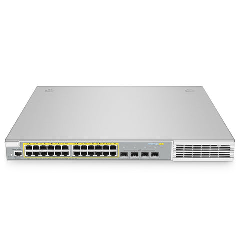 FS-S3410-24TF-P, 24-Port Ethernet L2+ PoE+ Switch, 24 x PoE+ Ports @370W, with 4 x 1Gb SFP Uplinks, Stackable Switch, Broadcom Chip