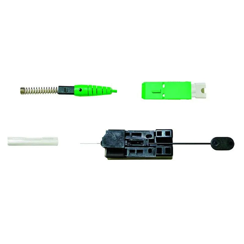 AFL FUSEConnect FUSE2-SC9SMA-6 SM SC/APC Connectors, 900um, Green