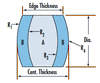 E-30-120 15mm Dia x 25.4mm EFL Hastings Triplet Achromatic Lens