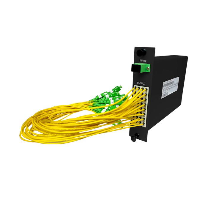 Optical Splitter LGX SC/APC Connectors 1x32 2m Long 1.6mm Jacketed Leads