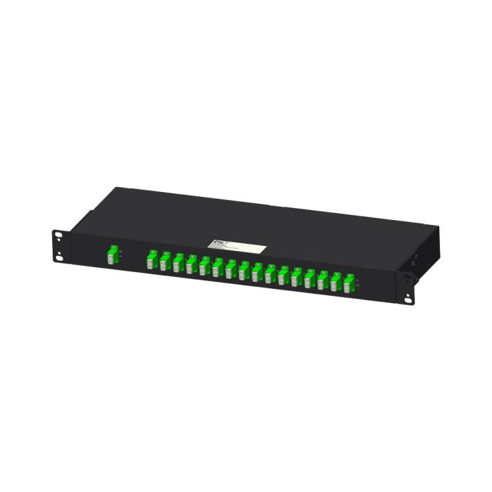1x32 PLC Optical Splitter 19" 1RU Rack Mount Package