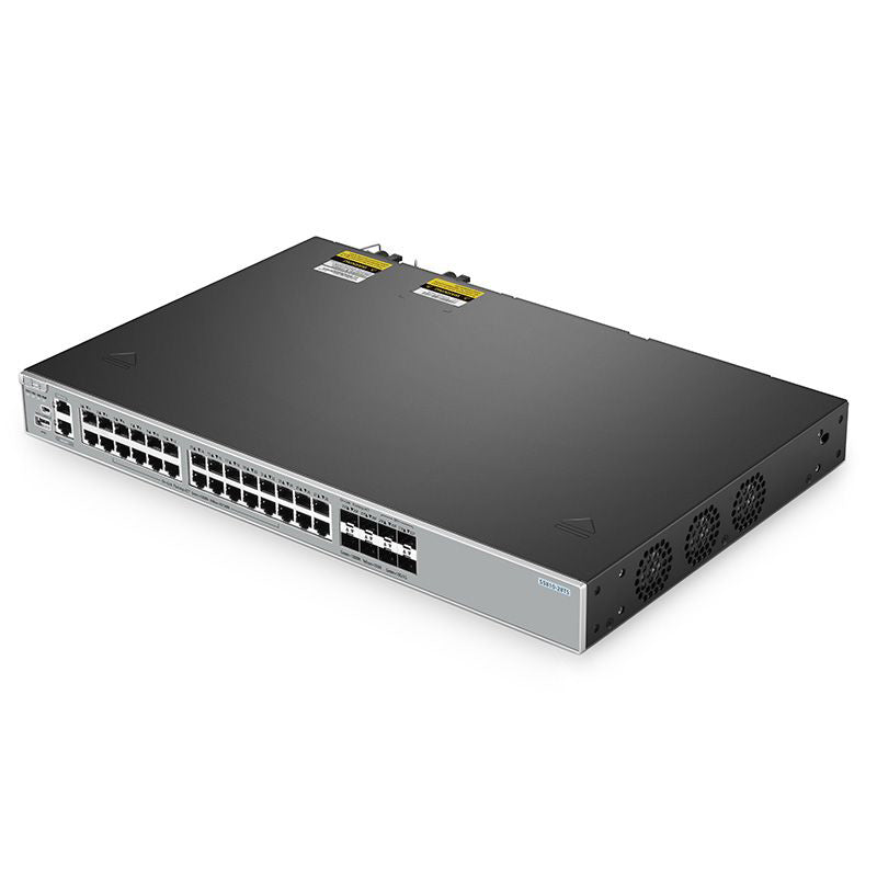FS-S5810-28TS, 28-Port Gigabit Ethernet L3 Switch, 24 x Gigabit RJ45, 4 x RJ45/SFP Combo Ports, with 4 x 10Gb SFP+ Uplinks, Broadcom Chip