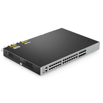 FS-S5810-28TS, 28-Port Gigabit Ethernet L3 Switch, 24 x Gigabit RJ45, 4 x RJ45/SFP Combo Ports, with 4 x 10Gb SFP+ Uplinks, Broadcom Chip