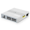 FS-S3100-16TF, 16-Port Gigabit Ethernet L2+ Switch, 16 x 1Gb RJ45, with 2 x 1Gb SFP Uplinks, Broadcom Chip, Fanless