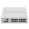 FS-S3100-16TF-P, 16-Port Gigabit Ethernet L2+ PoE+ Switch, 8 x PoE+ Ports@125W, with 2 x 1Gb SFP Uplinks, Broadcom Chip, Fanless