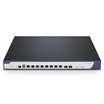 FS-SG-5110, Multi-WAN Security Gateway with 8 Gigabit RJ45 Ports, 1x SFP, 1x SFP+, Up to 10 WAN Ports, Built-in WLAN Controller, SPI Firewall, Routing, Support Load Balancing, IPSec/L2TP VPN and DoS Defense