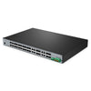 FS-IES5100-24FS, 24-Port Gigabit Ethernet L2+ Managed Industrial Switch, 24 x 1Gb SFP, with 8 x 1Gb Combo and 4 x 10Gb SFP+, -40 to 85°C Operating Temperature