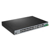 FS-IES5100-24FS, 24-Port Gigabit Ethernet L2+ Managed Industrial Switch, 24 x 1Gb SFP, with 8 x 1Gb Combo and 4 x 10Gb SFP+, -40 to 85°C Operating Temperature