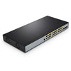 FS-S3400-24T4SP, 24-Port Gigabit Ethernet L2+ PoE+ Switch, 24 x PoE+ Ports @370W, with 4 x 10Gb SFP+ Uplinks, Support Stacking