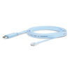 7ft (2m) USB (Male) to RJ45 (Male) Console Cable, Blue