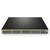 FS-S3400-48T6SP, 48-Port Gigabit Ethernet L2+ PoE+ Switch, 48 x PoE+ Ports @370W, with 6 x 10Gb SFP+ Uplinks, AC+DC Power Supplies