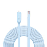 7ft (2m) USB C (Male) to RJ45 (Male) Console Cable, Blue