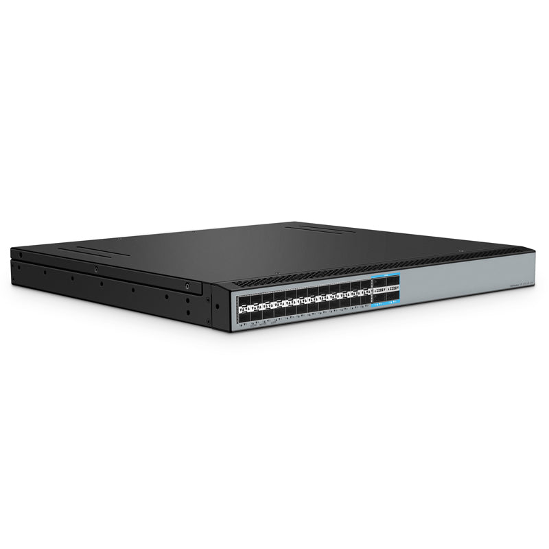 FS-S5850-24B4C, 24-Port Ethernet L3 Switch, 24 x 25Gb SFP28, with 4 x 100Gb QSFP28, Support MPLS&MLAG