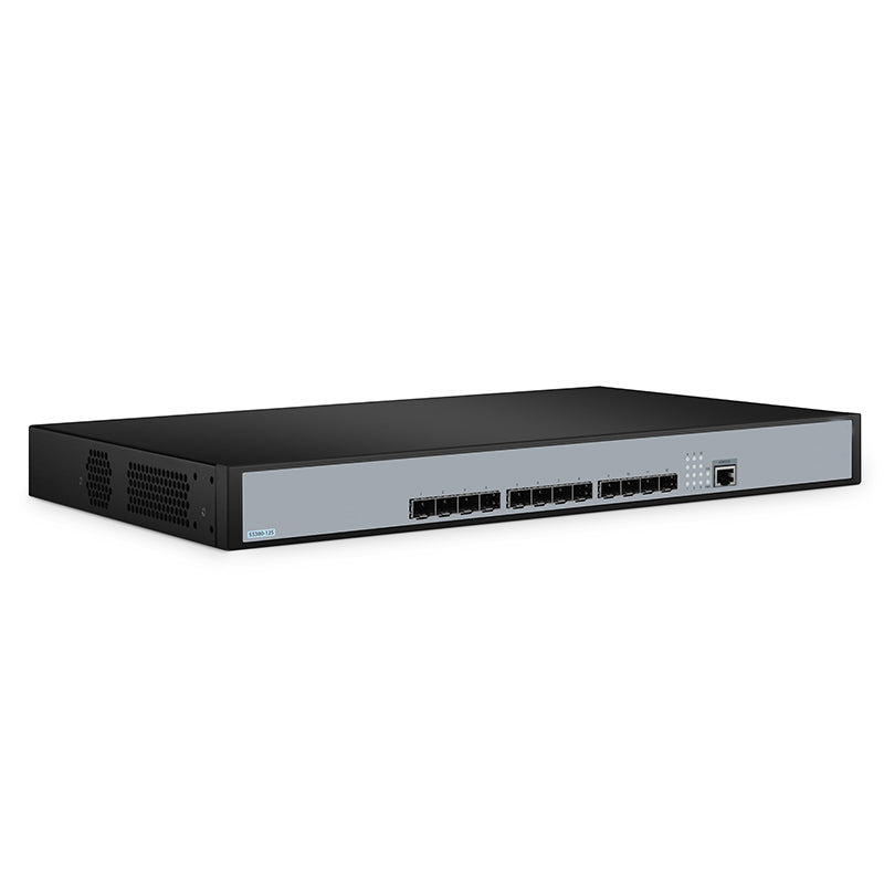 FS-S5300-12S, 12-Port Ethernet L3 Switch, 12 x 10Gb SFP+, Support Stacking