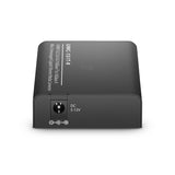 Mini Unmanaged 1x 100M/1G/2.5G/5G/10GBase-T RJ45 to 1x 10GBase-X SFP+ Slot 10Gigabit Ethernet Media Converter, American Plug Standard