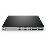FS-S5850-16T16BS2Q, 16-Port Gigabit Ethernet L3 Switch, 16 x Gigabit RJ45, with 8 x 10Gb SFP+, 8 x 25Gb SFP28 and 2 x 40Gb QSFP+, Support MLAG