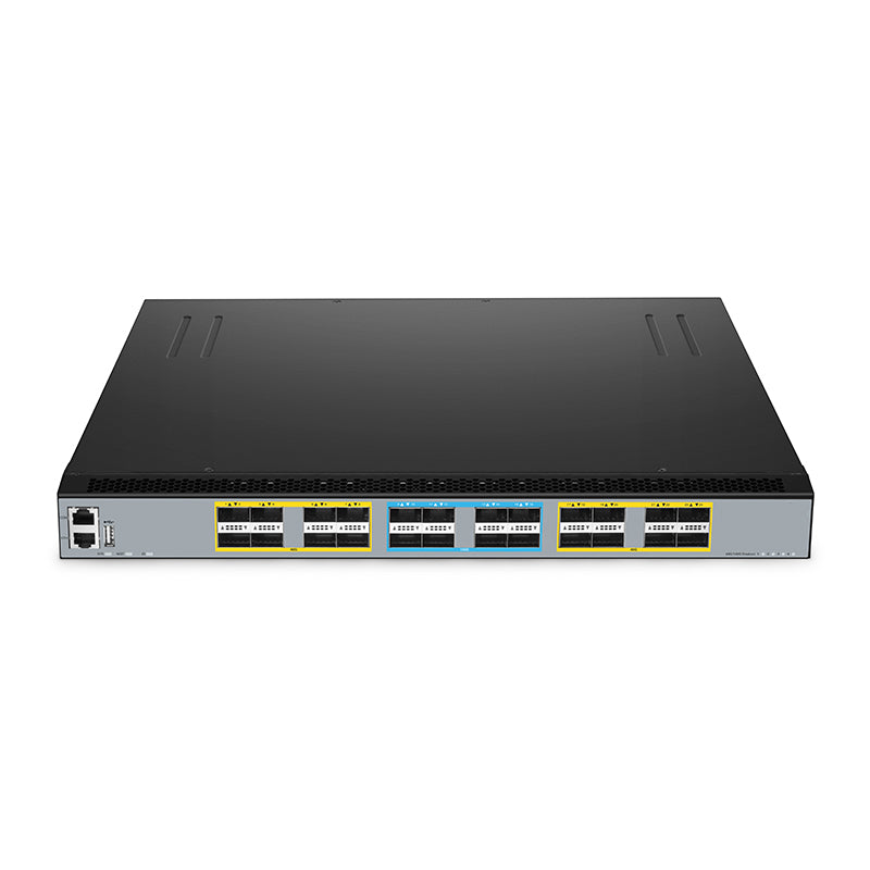 FS-S8550-16Q8C, 16-Port Ethernet L3 Switch, 16 x 40Gb QSFP+, with 8 x 100Gb QSFP28, Support MLAG