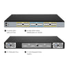 FS-S8550-16Q8C, 16-Port Ethernet L3 Switch, 16 x 40Gb QSFP+, with 8 x 100Gb QSFP28, Support MLAG