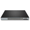FS-S3900-24F4S, 20-Port Gigabit Ethernet L2+ Switch, 20 x 1Gb SFP, 4 x Gigabit RJ45/SFP Combo, with 4 x 10Gb SFP+ Uplinks, Stackable Switch, Broadcom Chip