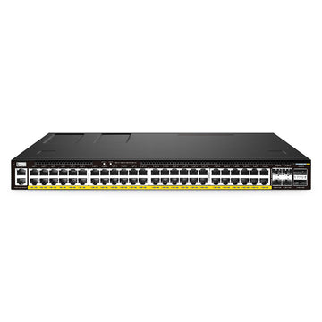 FS-S5870-48T6BC-U, 48-Port Ethernet L3 PoE++ Switch, 48 x PoE++ Ports @1560W, with 4 x 25Gb SFP28 and 2 x 100Gb QSFP28 Uplinks, PicOS®, Support EVPN-VXLAN&MLAG, Broadcom Chip
