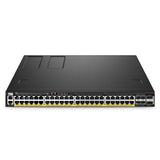 FS-S5870-48MX6BC-U, 48-Port Ethernet L3 PoE++ Bare Metal Switch, 36 x 2.5Gb PoE++ Ports, 12 x 10Gb PoE++ Ports @2100W, with 4 x 25Gb SFP28 and 2 x 100Gb FS-QSFP28 Uplinks, Redundant AC PSUs, C2P Airflow, Support MLAG, Broadcom TD3-X3 Chip