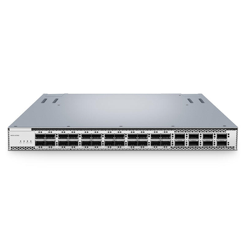 FS-N8550-24CD8D, Bare Metal Switch, 24-Port Ethernet Data Center, 24 x 200Gb FS-QSFP56, with 8 x 400Gb FS-QSFP-DD Uplinks, Broadcom Trident 4 Chip