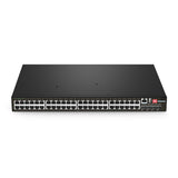 FS-IES5120-48T4S, 48-Port Gigabit Ethernet L2+ Managed Industrial Switch, 48 x 10/100/1000BASE-T, with 4 x 1/10Gb SFP+, -40 to 75°C Operating Temperature