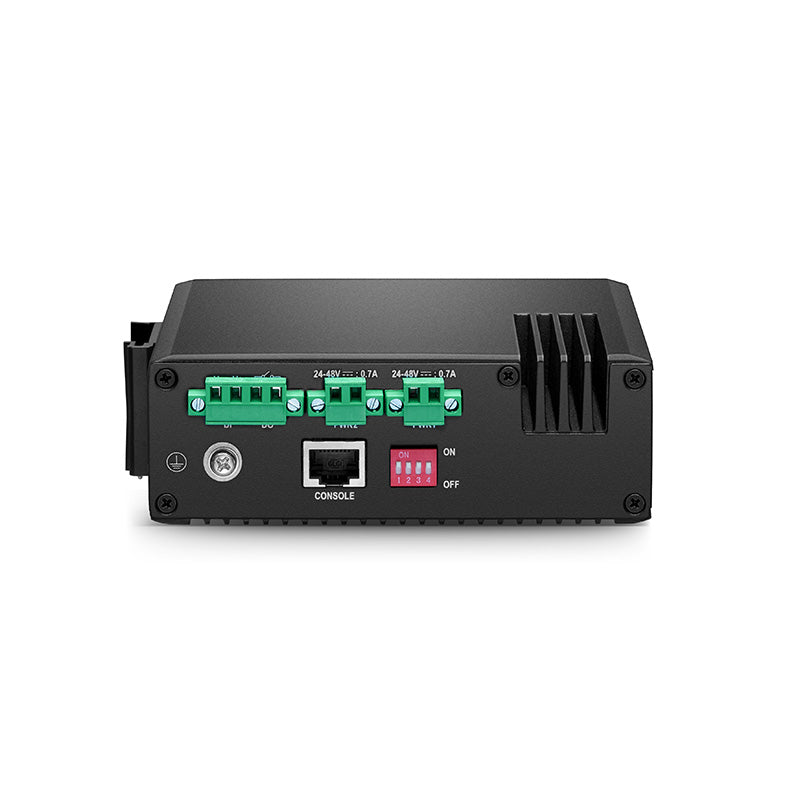 FS-IES3220-8T4F, 8-Port Gigabit Ethernet L2+ Managed Industrial Switch, 8 x 10/100/1000MBASE-T, with 4 x 1Gb SFP, -40 to 75°C Operating Temperature