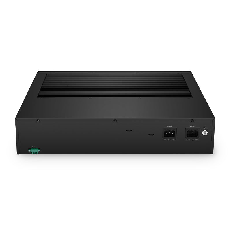 Customized FS-IES5220-30TS-3ES, 3-Slot Modular Ethernet L3 Managed Industrial Switch, 24 x 1Gb RJ45/SFP Combo, with 6 x 1/10Gb SFP+, -40 to 70°C Operating Temperature