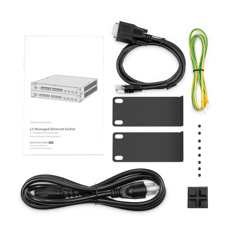 FS-S3200-8MG4S, 8-Port Ethernet L2+ Switch, 8 x 100M/1000M/2.5G Multi-Gigabit RJ45, with 4 x 10Gb SFP+ Uplinks