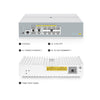 FS-S3100-8TMS-P, 8-Port Gigabit Ethernet L2+ PoE+ Switch, 8 x PoE+ Ports@125W, 2 x 5Gb RJ45, with 2 x 10Gb SFP+ Uplinks, Broadcom Chip, Fanless