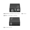 Managed 1x 10/100/1000Base-T RJ45 to 1x 100/1000Base-X SFP Slot Gigabit Ethernet Media Converter, American Plug Standard