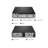FS-S5850C-12XMS2C, 12-Port Gigabit Ethernet L3 Half-width Switch, 12 x 10Gb SFP+, 12 x 10GBase-T/Multi-Gigabit, with 2 x 100Gb QSFP28 Uplinks, AV over IP, Support MLAG