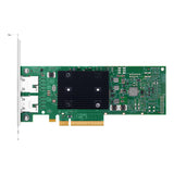 Broadcom® BCM957416A4160C Ethernet Network Interface Card, P210TP 10GbE Dual-port RJ45, PCIe 3.0 x 8, Tall & Short Bracket