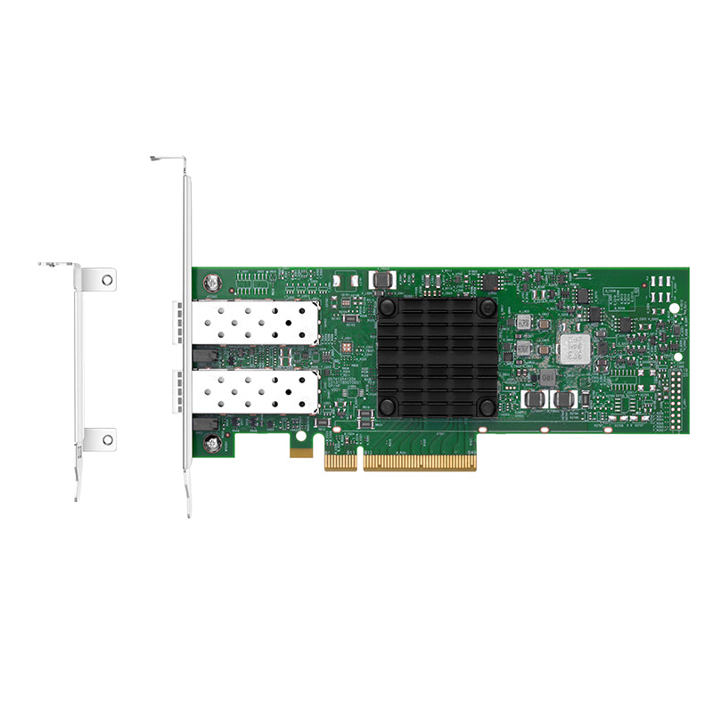 Broadcom® FS-BCM957412A4120AC Ethernet Network Interface Card, P210P 10GbE Dual-port SFP+, PCIe 3.0 x 8, Tall & Short Bracket