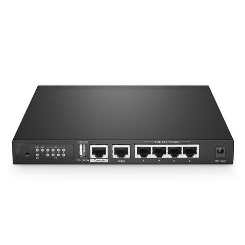 FS-AC-1004, 802.11ax Wireless LAN Controller with 5 Gigabit Ethernet Ports, Seamless Wi-Fi Roaming, Manage up to 64 Wi-Fi 6 APs