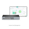 FS-S3270-10TM, 10-Port Gigabit Ethernet L2+ Switch, 10 x Gigabit RJ45, with 2 x 1/2.5Gb SFP Uplinks, Broadcom Chip, Fanless